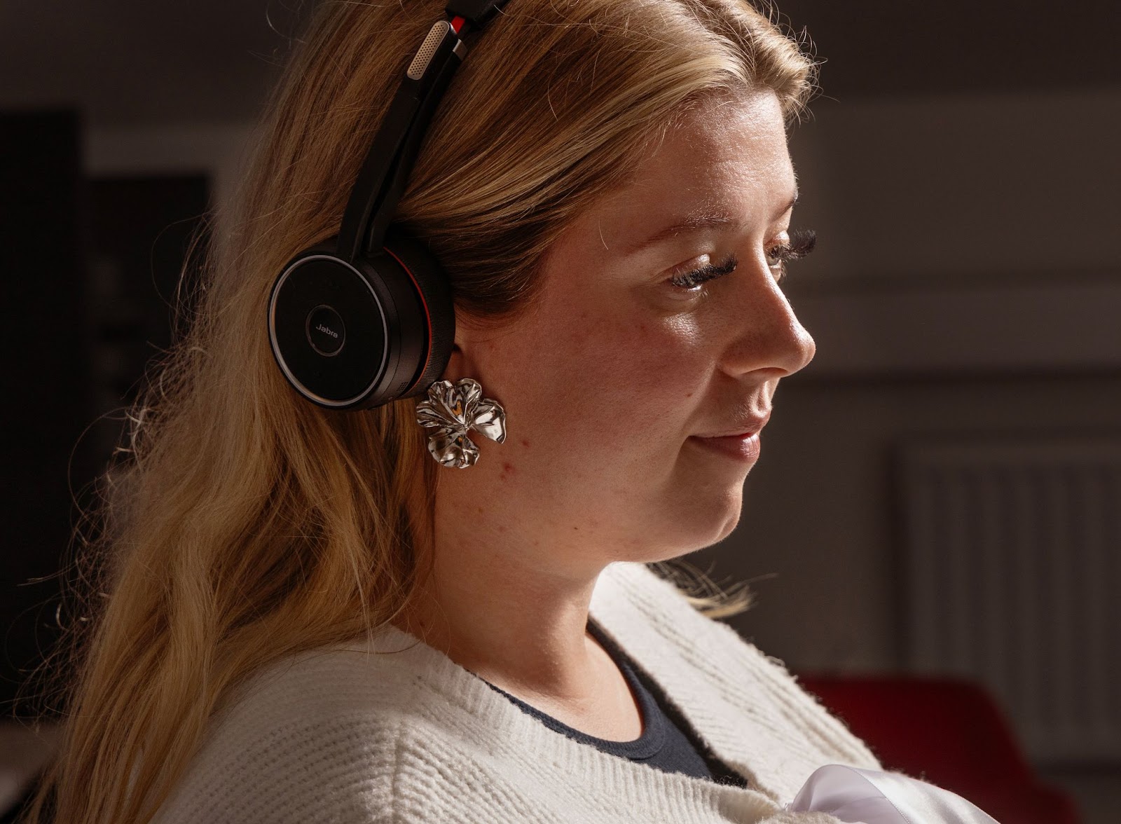 Supporttekniker med headset