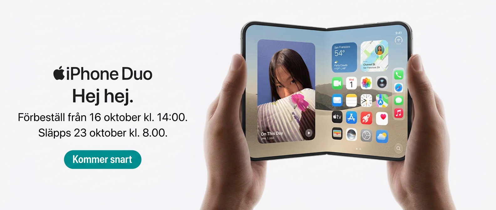 iPhone Duo – förbeställ från 16 oktober kl. 14.00, släpps 23 oktober